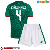 Otroške Nogometnih dresov Mehika Edson Alvarez #4 Domači SP 2026 Kratki rokavi (+ hlače)
